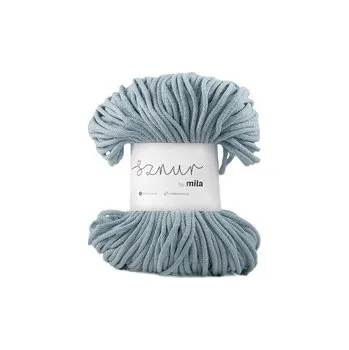 Příze Bavlněná šnůra MILA&nbsp;3&nbsp;mm - modrá blankytná