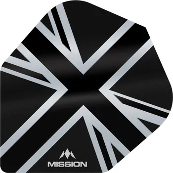 Příslušenství pro šipky Mission Letky Alliance Union Jack No6 - Black F3103