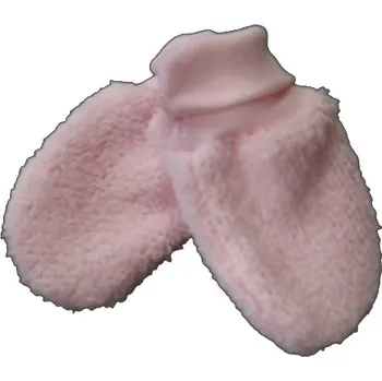 Rukavice Rukavičky kojenecké - LUNA růžové - vel.0-3měs.