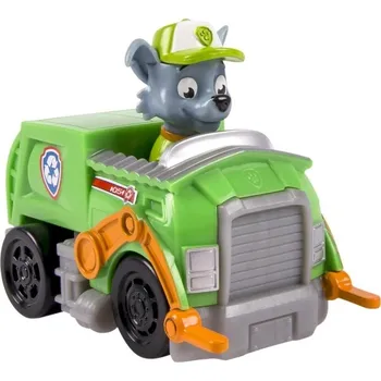 Dětské zboží Spin Master Paw Patrol Malá vozidla s figurkou Rocky Záchranářské auto