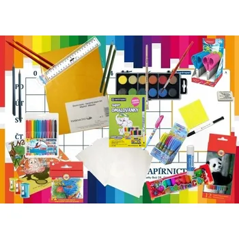 Set školních potřeb Balíček pro 1. třídu - ECONOMY - holka levačka