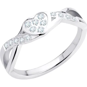 Prsten Dámský prsten z oceli srdíčko