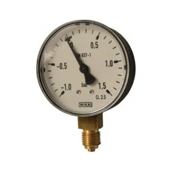 Vakuový manometr 1/4" 63mm od -1 do 1,5 baru Wika 22445