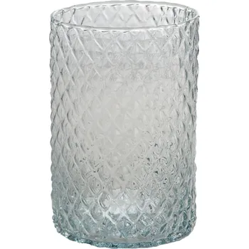 Váza Nohel Garden Váza DIAMOND VÁLEC ruční výroba skleněná d10x15cm