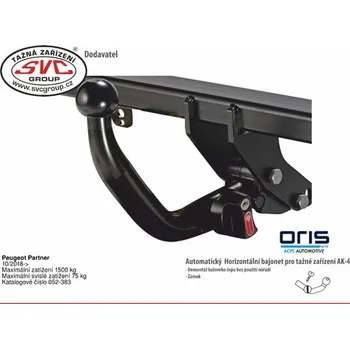 Tažné zařízení Tažné zařízení Toyota Proace CITY Verso 12/2019-> BS 052-383 od SVC GROUP