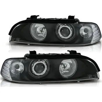 Přední světlomet Tuning Tec Přední světla,BMW E39 09.95-06.03 ANGEL EYES černé