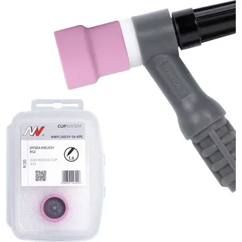Příslušenství ke svářečce CUPSYSTEM Set pro hořáky TIG 9/20, hubice #12, elektroda 1,6mm