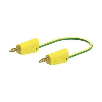 Měřicí kabel LK-4A-S10 zeleno-žlutá - Prodlužovací vodič (64.1033-05020)