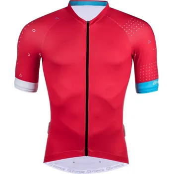 Cyklistické oblečení Force Game Jersey red M