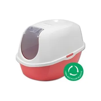 Toaleta pro kočku Tommi CZ s.r.o. WC kočka SMART CAT kryté 54,5 x 39 x 40 cm - různé barvy Barva: korálová