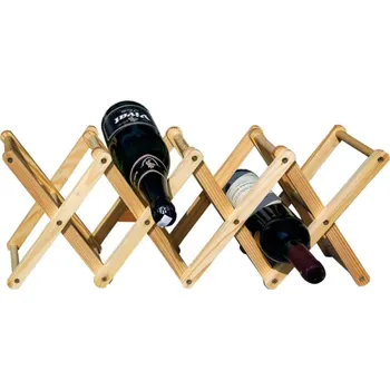 regál dřevěný regál, stojan na víno z masivního dřeva borovice Regál 26 jandr