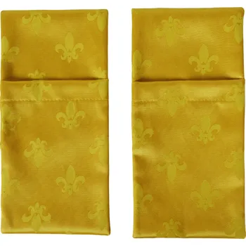 Příbor HEDVA ČESKÝ BROKÁT Kapsa na příbory Odaska set 2 ks FLEUR DE LYS zlatá
