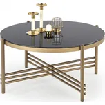 Konferenční stolek Meno zlatý/černý