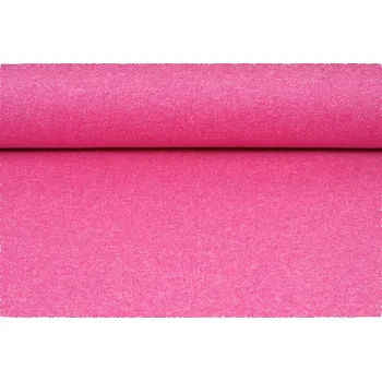 Softshell růžový melír, metráž, látka funkční materiál