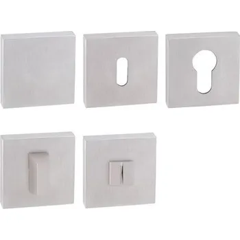 Dveřní kování TI - ROZETA - HR rozety WC BN - Broušená nerez (16)