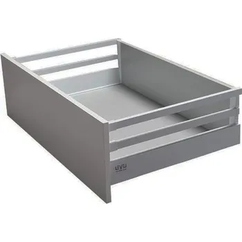 Nábytkové kování Ferramenta Výsuv LEVEL BOX 199/550 mm 40 kg šedá