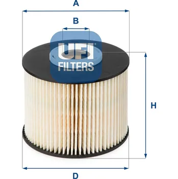 Autodíl Palivový filtr UFI 26.055.00
