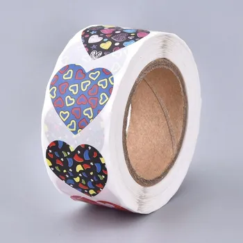 samolepka Samolepky na kotoučku - srdce Různé druhy