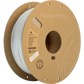 Filament Polymaker PolyTerra PLA Muted White 1,75mm 1kg