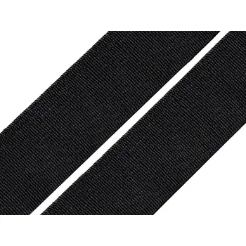 Pruženka tkaná šíře 30 mm, barva 1 černá