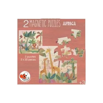 Puzzle Magnetické puzzle Afrika s možností vrácení nebo výměny do 30 dnů zdarma