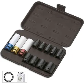 Gola sada Sada nástrčných hlavic na ALU 1/2" /12-ELEM