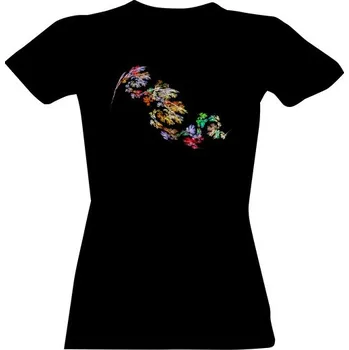 Dámské tričko Tričko s potiskem Barevné listí dámské