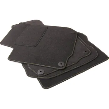 autokoberec Textilní autokoberce Seat Leon I (1999 - 2006) s fixací - Standard Černá nit