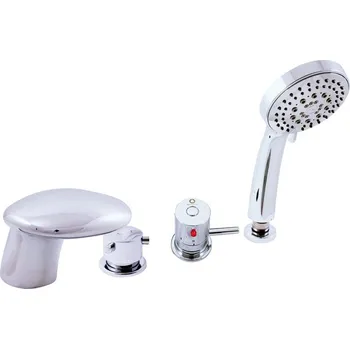 Vodovodní baterie RAV SLEZÁK Baterie termostatická vanová stojánková, s 2m hadicí a sprchou DT271.5P