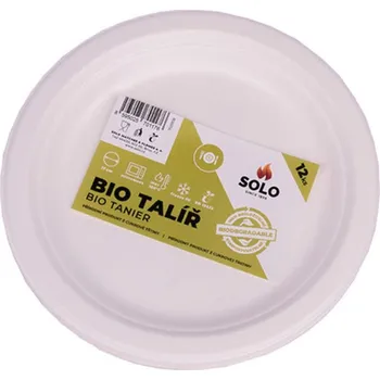 Jednorázové nádobí SOLO Talíř kulatý 17cm/12ks