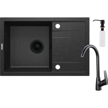 Granitový dřez Deante Corio ZRCC2113 set grafit