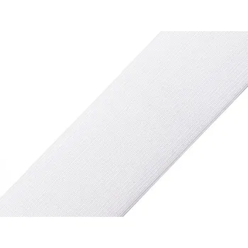 Pruženka tkaná šíře 40 mm, barva bílá