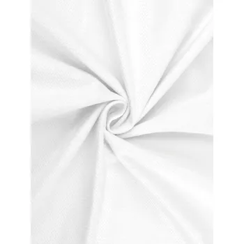 Velvet / strukturovaný samet BÍLÁ