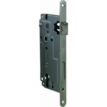 Dveřní kování AGB - Zámek na dveře F18 - PZ PZ otvor pro vložku, 90 mm ONL - Nikl lesklý