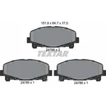 TEXTAR Sada brzdových destiček, kotoučová brzda 2476601