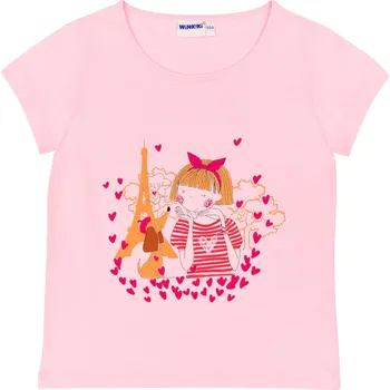 Dívčí tričko - Winkiki WKG 91362, světlonce růžová Barva: Růžová, Velikost: 98