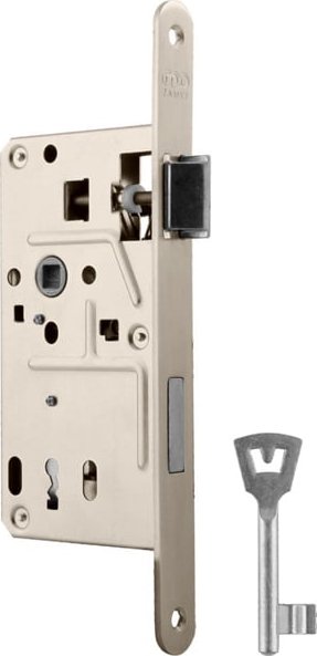 VR - Zámek na dveře 72 BB - 035/186 BB otvor pro klíč, 72 mm NP - Nikl perla