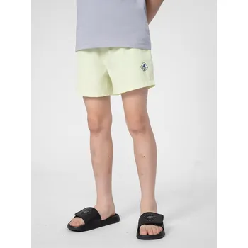 Chlapecké plavky 4F 4FJSS23UBDSM018 LIGHT GREEN Dětské koupací kraťasy EU 146/152