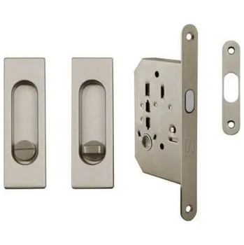 Vchodové dveře VPD Set na posuvné dveře 372-307 WC zámek Nikl