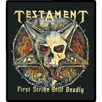 Nášivka nášivka na záda, zádovka Testament - First Strike Still Deadly