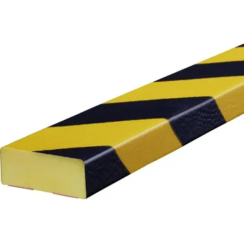 Stavební profil Magnetický ochranný profil 4, černá / žlutá, 5 cm × 2 cm × 100 cm