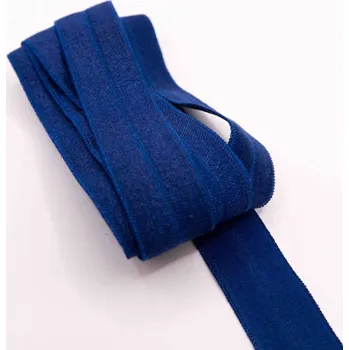 Textilie Lemovací pruženka - švestkově modrá - šířka 1,8 cm