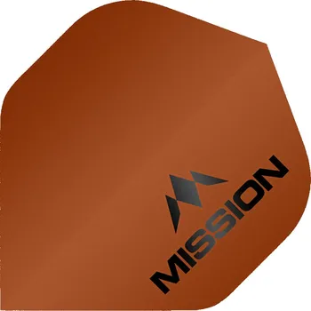Příslušenství pro šipky Mission Letky Logo - Matt Orange F1961