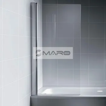 Vanová zástěna Ideal Standard Synergy Zástěna vanová jednodílná 80 x 150 cm, profil: chrom, výplň: čiré sklo, L6210AA