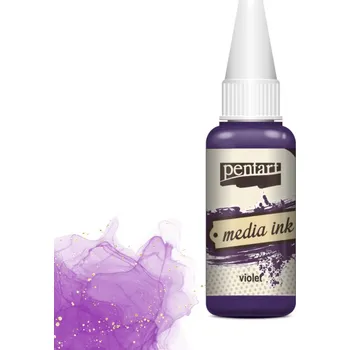 Pentart alkoholový inkoust Media Ink 20 ml Barvy Pentart: violet