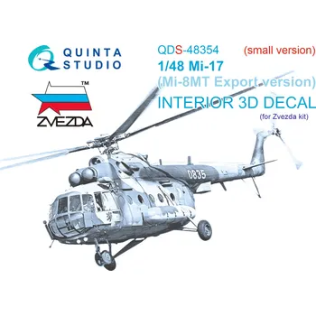 Plastikový model Quinta studio 1/48 Mi-17 (Mi-8MT Export)3D-Print&col.Int. SMALL