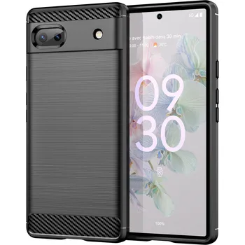 Pouzdro na mobilní telefon Recenze Carbon Case pro Google Pixel 6a černé