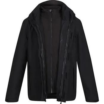 Pánská větrovka Regatta Pánská bunda 3v1 TRA143 Černá M