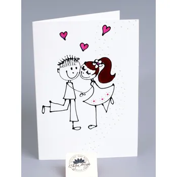 Přání - hnědovláska