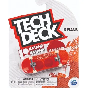 FINGERBOARD TECHDECK PLAN B GUSTAVO VARN - červená + při osobním odběru 265 Kč